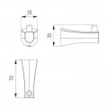 Гачок IMPRESE Cuthna 100280 stribro - Фото 1